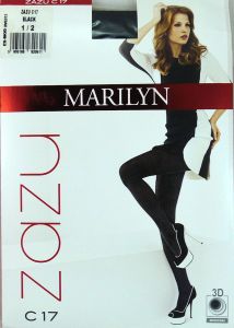 Marilyn Zazu C17 R1/2 rajstopy jak pończochy black